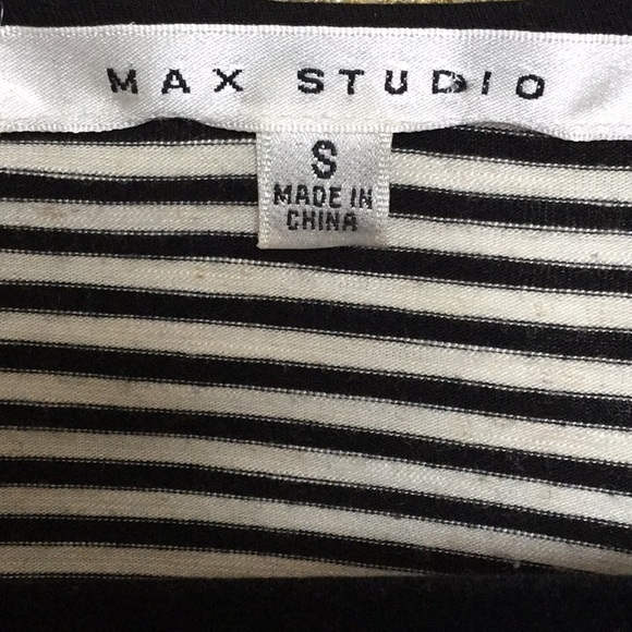 Max Studio super soft striped tunic size small - Picture 3 of 6